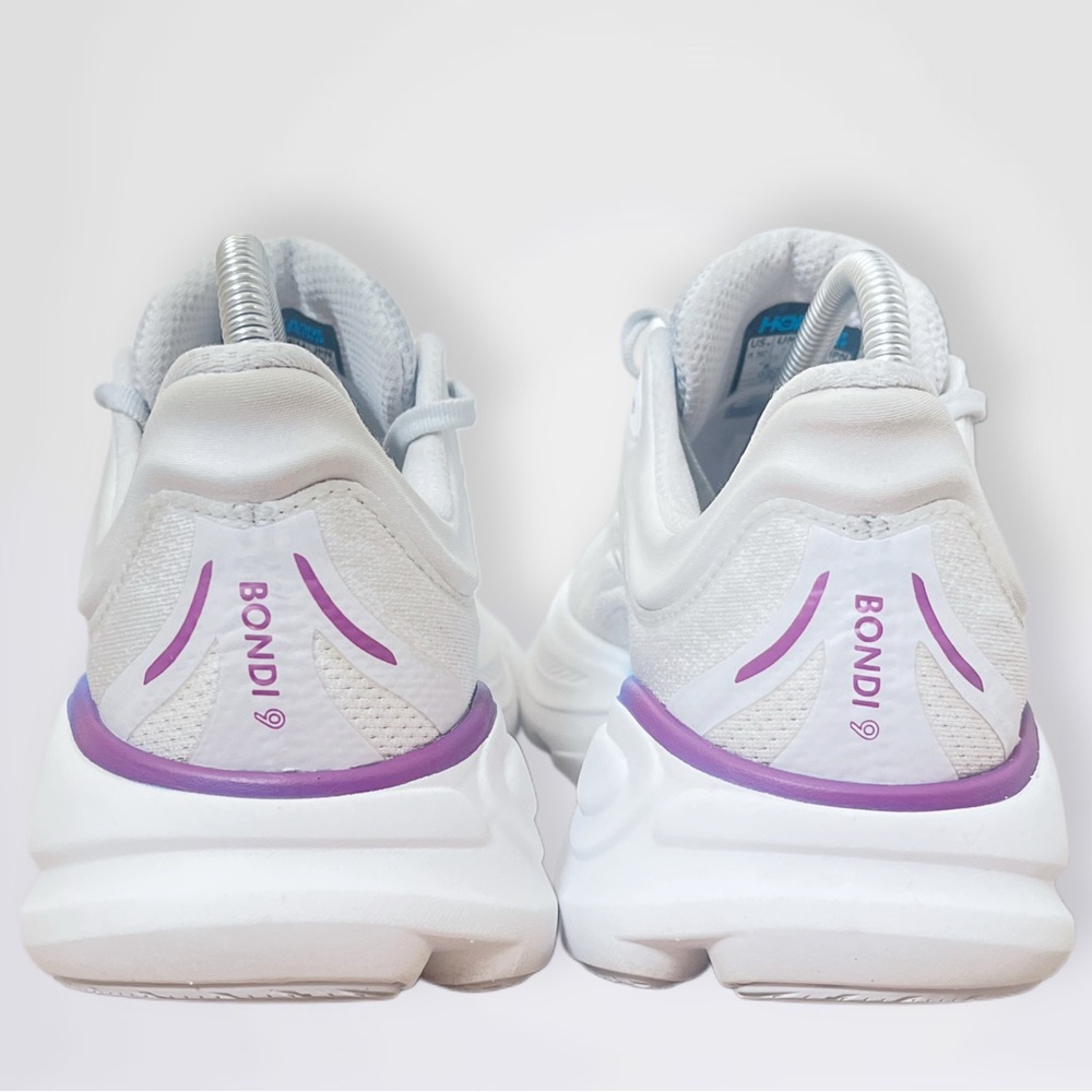 Hoka One HOKA Bondi 9 Cosmic Grey Women’s Size 8.5 D Wide - Picture 5 of 9